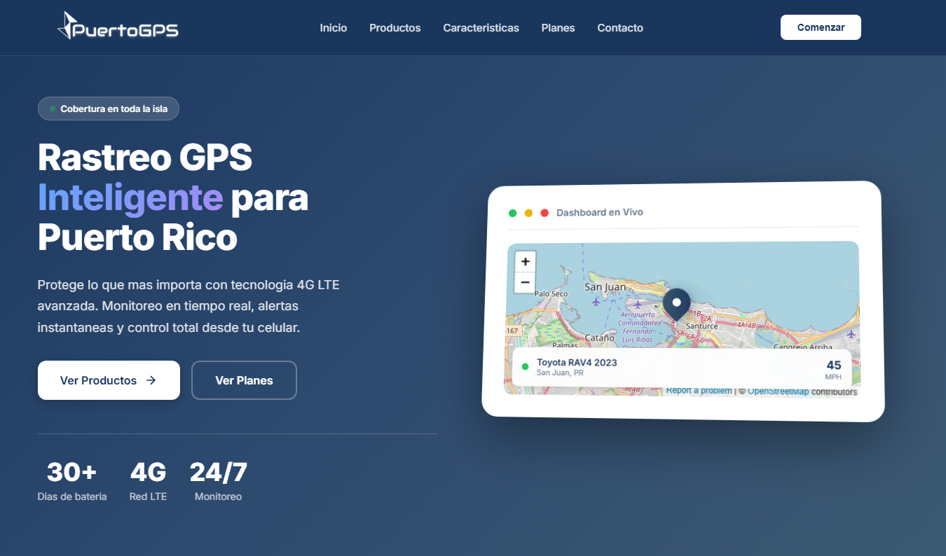 Puerto GPS - Rastreo vehicular